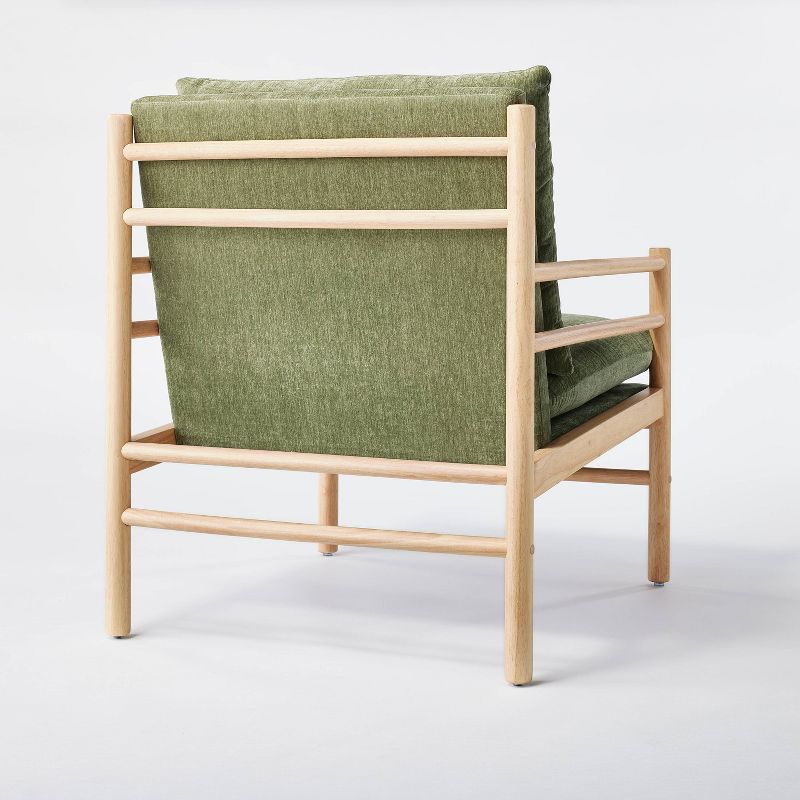 Dowel Velvet Armchair Light Green - Threshold&#8482; designed with Studio McGee, 5 of 8