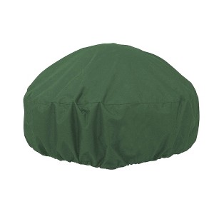 Unique Bargains Dustproof Fire pit stove Dust Cover 48.03"x48.03"x18.11" Green 1 Pc - 1 of 4
