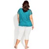 Avenue Women's Plus Size Elora Burnout Top - image 3 of 4