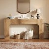 63/47 Inch Farmhouse Console Table, Narrow Wood Entryway Table Behind Couch, Slim Rustic Hallway Furniture - 2 of 4