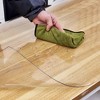 Transparent PVC Tablecloth Protector Clear Tablecloth Pad Plastic Table Mat Vinyl Waterproof Heat Resistant - 3 of 4
