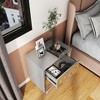 NicBex Nightstand with 2 Drawers,Modern Bedside Table with Unique Design,Side Table for Bedroom,Living Room - 4 of 4