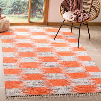 Coastal Charm Multicolor Handwoven Cotton-Wool Blend Area Rug