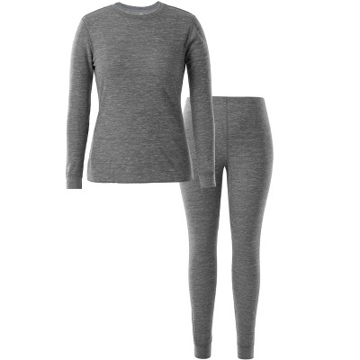 Fruit Of The Loom Women's And Plus Long Underwear Waffle Thermal Top And  Bottom Set : Target