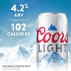 Coors Light Beer - 9pk/16 fl oz Aluminum Bottles - image 2 of 4
