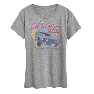Women's - Ford - Mustang Mach 1 1969 Short Sleeve Graphic T-Shirt - 1 of 4