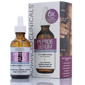 Advanced Clinicals Peptide Facial Serum Moisturizer Skin Care Oil For Face, Wrinkles, Fine Lines, & Puffiness. 1.75 Fl Oz - 1 of 1