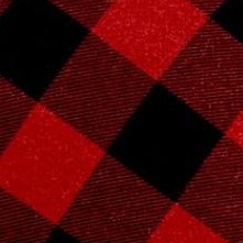 red buffalo plaid car