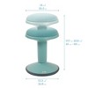 ECR4Kids Sitwell Wobble Stool with Cushion, Adjustable Height - 2 of 4