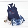 Simply Sage Market The Land Of The Free Coquette Racerback Tank - 3 of 3
