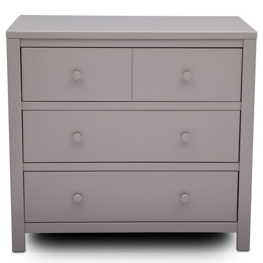 Delta Children 3 Drawer Dresser with Interlocking Drawers - Gray -  89450705