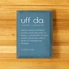 Slickblue Uff Da Wood Sign, Solid Knotty Pine, 9x12 Wall Decor, Rustic Scandinavian Style, Color Options - 3 of 3