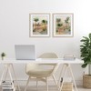 Stupell Industries Exotic Desert Oasis 2pc Framed Print Under Glass Set - 2 of 4