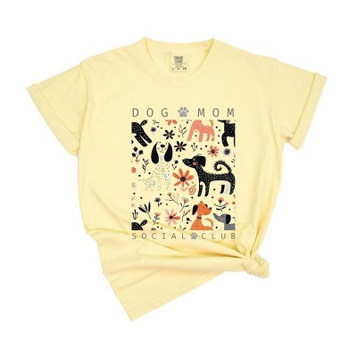 Simply Sage Market Women's Dog Mom Social Club Short Sleeve Garment Dyed Tee