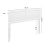 AFI Furnishings Sophia Full Solid Wood Headboard in White - 2 of 4