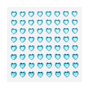 Unique Bargains Heart Shape Self Adhesive Valentine Makeup DIY Rhinestone Stickers 512 Pcs - 1 of 4