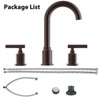 ORB Widespread Bathroom Faucet - 8-Inch 3-Hole Sink Faucet - 2 of 4
