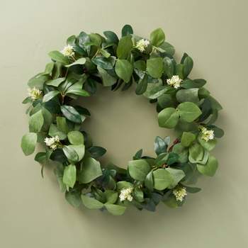 26" Faux Skimmia Wreath - Hearth & Hand™ with Magnolia