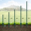COZONY Metal Fence Posts, 5 Feet U-Channel No-Dig Steel Stakes for Garden Yard Farm, Heavy Duty Outdoor Fencing,Pack of 6 - 3 of 4