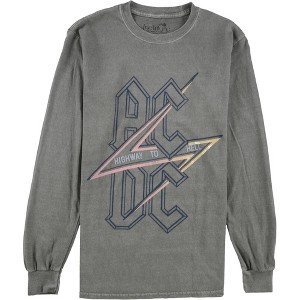True Vintage Womens AC/DC Graphic T-Shirt, Grey, Large - 1 of 1