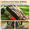 750Lb Heavy Duty Utility Trailer w/Removable Sides, 15 Cu.Ft ATV/Garden Dump Cart, Pneumatic Tires For Lawn Mowers, Tractors, Farm (Black/Yellow) - 4 of 4
