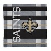 NFL New Orleans Saints Heathered Stripe Queen Bed in a Bag - 3pc - 2 of 3