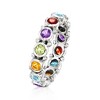 Ross-Simons 1.50 ct. t.w. Multi-Stone Eternity Band in Sterling Silver - 3 of 4