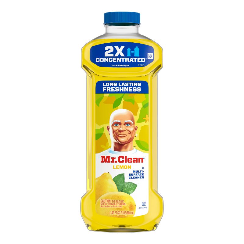 Mr. Clean Lemon Scent Dilute Summer Multi-Surface Cleaner - 23 fl oz, 3 of 9