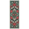 Washable Area Rugs for Living Room, Floral Rug for Bedroom, Soft Low Pile Non Slip Throw Rugs - 4 of 4