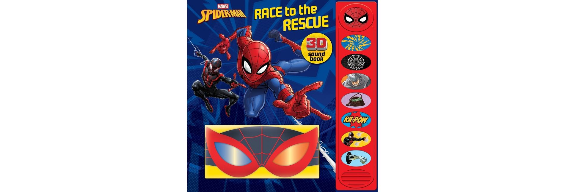 Marvel Spider-Man: Race to the Rescue 3D Sound Book - by  Pi Kids (Mixed Media Product)