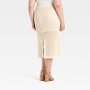 Women's Crochet-Style Pointelle Midi Sweater Skirt - A New Day™ - 2 of 3