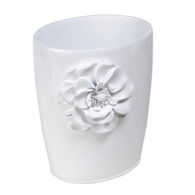 Bathroom Wastebasket Saturday Knight Ltd. White