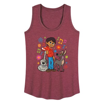 Women's - Coco - Miguel Y Dante Graphic Racerback Tank