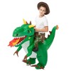 Garvee Inflatable Costume- Inflatable Dinosaur Costume, Halloween Costumes, Funny Blow up Costumes,Onesize - 4 of 4
