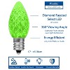 Novelty Lights C7 LED Faceted Christmas Replacement Bulbs Dimmable 25 Pack - 2 of 4