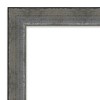 Amanti Art Forged Pewter Petite Bevel Wood Bathroom Wall Mirror 28 x 22 in. - image 2 of 4