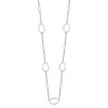 Chisel Stainless Steel Polished Fancy Oval Link 38" Necklace - 3 of 4