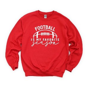 Simply Sage Market Women's Graphic Sweatshirt Football Is My Favorite Season - 1 of 3