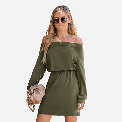 Target off the shoulder on sale dress