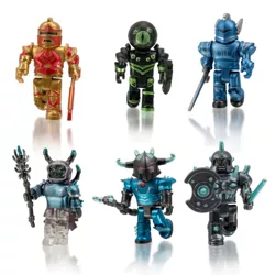 Roblox Action Collection - 15th Anniversary Champions of Roblox Figures 6pk (Includes 2 Exclusive Virtual Items)