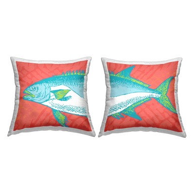 Stupell Industries Vivid Tuna Aquatic Fish, 18 x 18