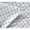 Tadpoles 3-Piece BMX Bikers Sheet Set | 1 Twin Flat Sheet, 1 Twin Fitted Sheet & 1 Queen Pillowcase| Grey - 4 of 4