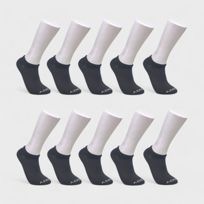 Aeropostale Men's 10-Pack Low Cut Socks - Comfort Stretch, Moisture Wicking, Smooth Toe Seam (Shoe Size 6-12)