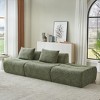 Dolonm 107.50 "Large-sized Compression Boneless Sofa , Modular sofa Chenille Fabric, No Assemble, 3 Seats, Space Saving, Bedroom Living Room - 3 of 4