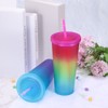 Unique Bargains Insulated Double Wall Tumbler with Lid and Straw - 4 of 4