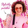 Barbie x Dragon Glassware 24 oz Vacuum Insulated Tumbler with Lid and Straws Shine Bright - 4 of 4