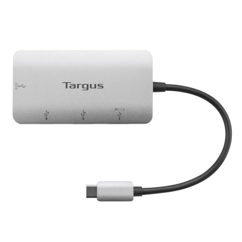 Targus USB-C Multi-Port Hub with 2x USB-A and 2x USB-C Ports with 100W PD Pass-Thru, 1 of 6
