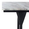 Frederick Marble Console Table - CNS3707A - Brown Grey/Black - Safavieh - 3 of 4