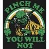 Juniors Womens Star Wars Yoda St. Patrick's Day Pinch Me You Will Not Festival Muscle Tee - 2 of 4