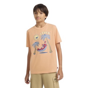 Levi's® Boys' Short Sleeve Relaxing Hot Sauce T-Shirt - Peach